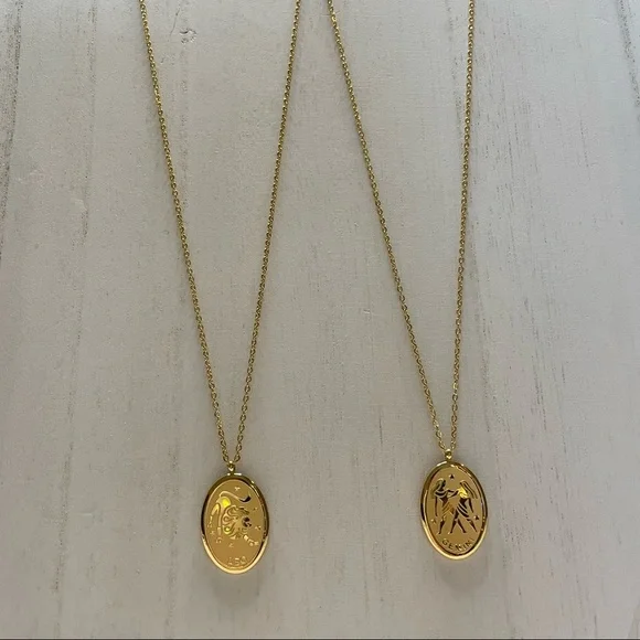 Gemini Necklace_Oval Shape - Picture 3 of 6